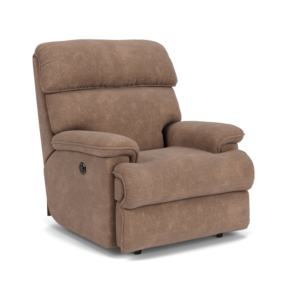 Geneva Power Rocking Recliner Light Brown