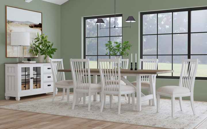 Melody Rectangular Dining Table White