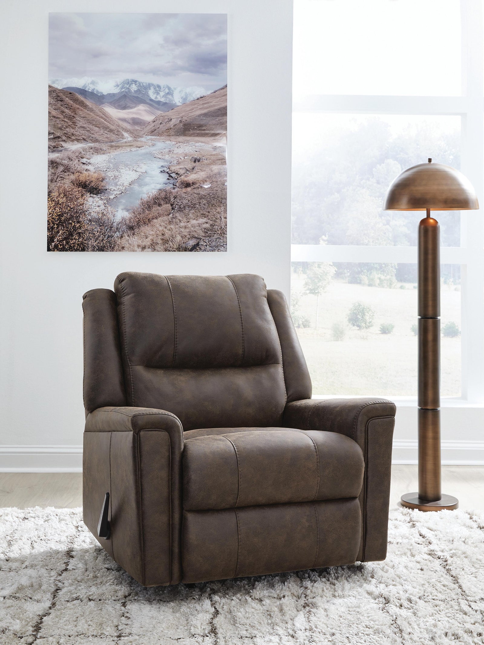 Lixtowel Recliner - Dark Brown (2)