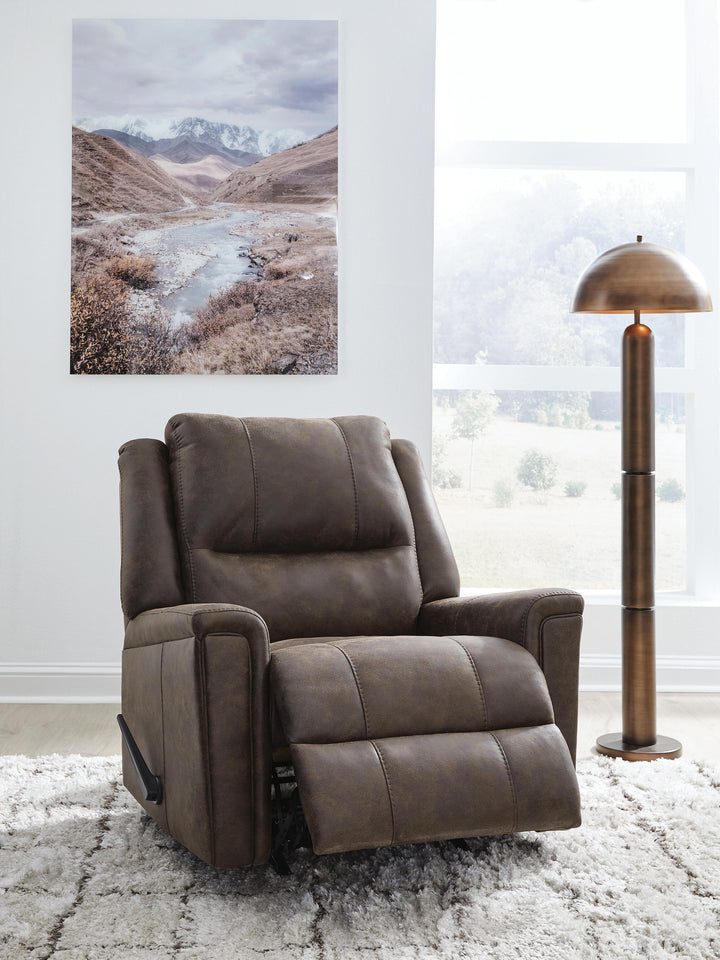 Lixtowel Recliner - Dark Brown (8)