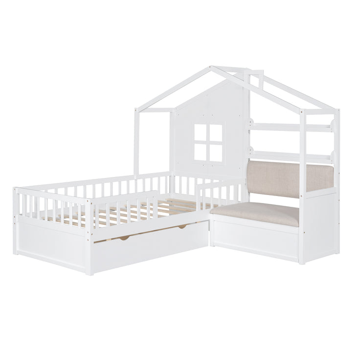 twin-size-house-bed-two-drawers-sofa-and-storage-shelf-white