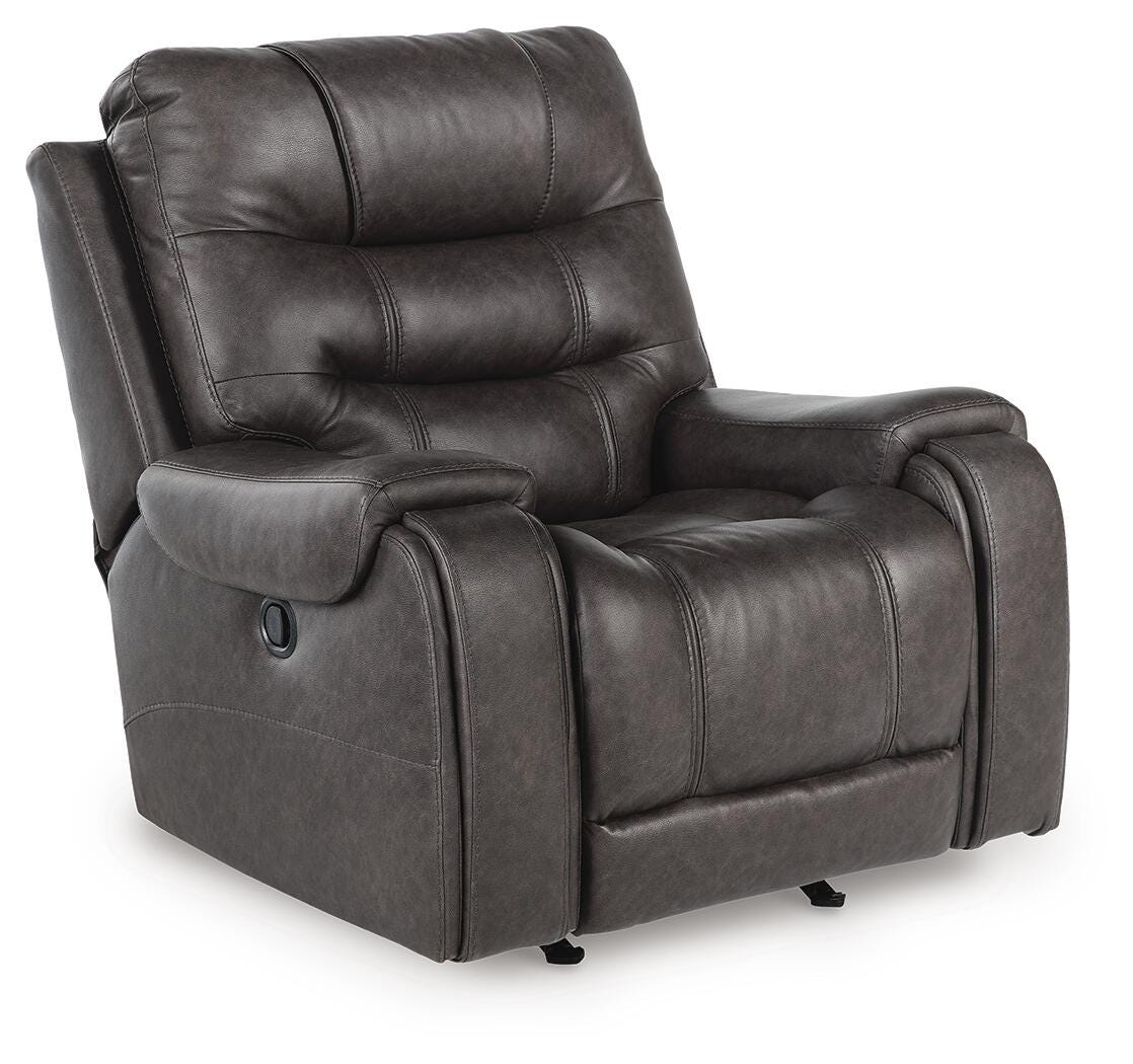 Femley Recliner - Dark Gray (1)