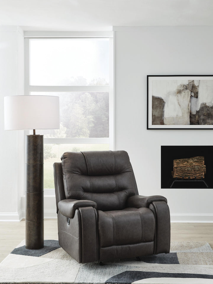 Femley Recliner - Dark Gray (9)