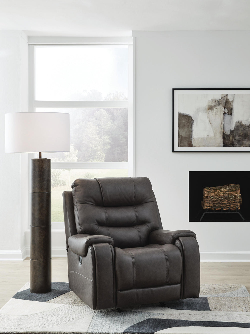Femley Recliner - Dark Gray (9)
