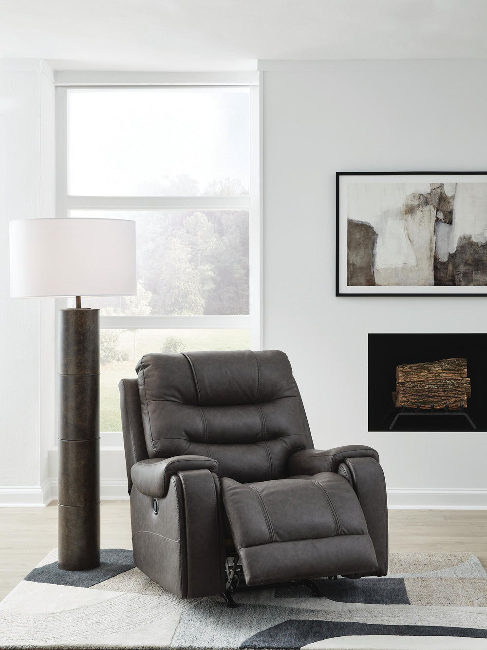 Femley Recliner - Dark Gray (8)