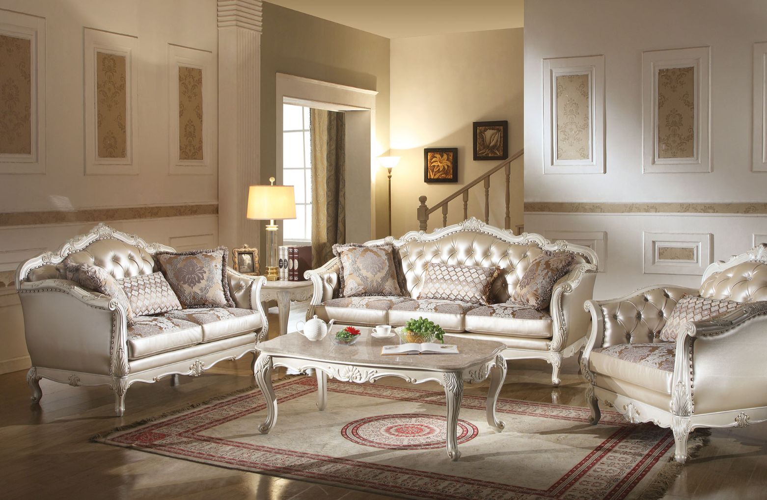 Chantelle Sofa with 3 Pillows