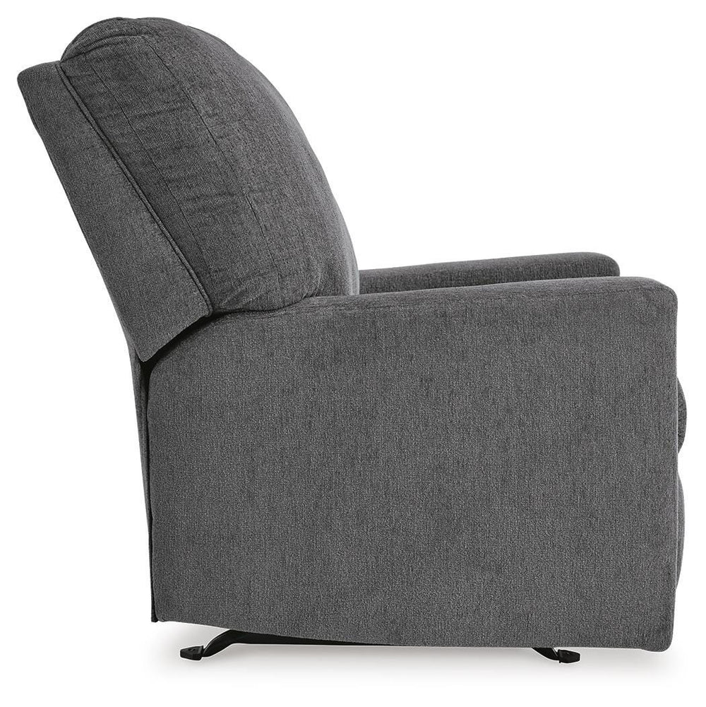 Rannis Twin Sofa Sleeper and Recliner - Pewter (5)
