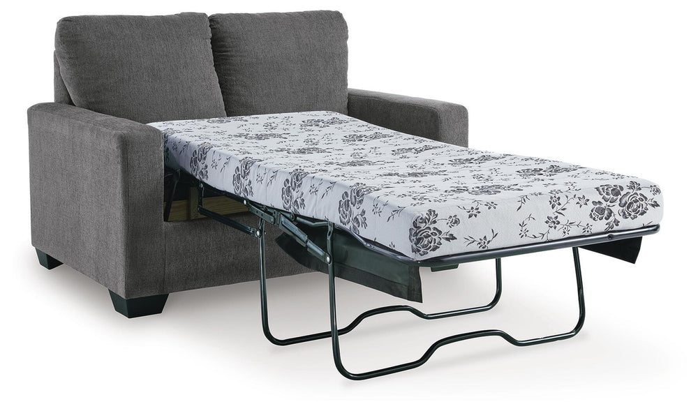 Rannis Twin Sofa Sleeper - Dark Gray (4)