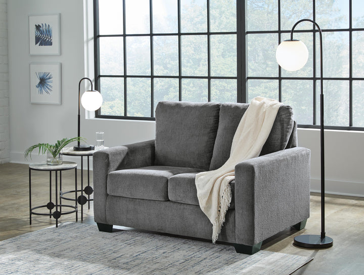 Rannis Twin Sofa Sleeper - Dark Gray (2)