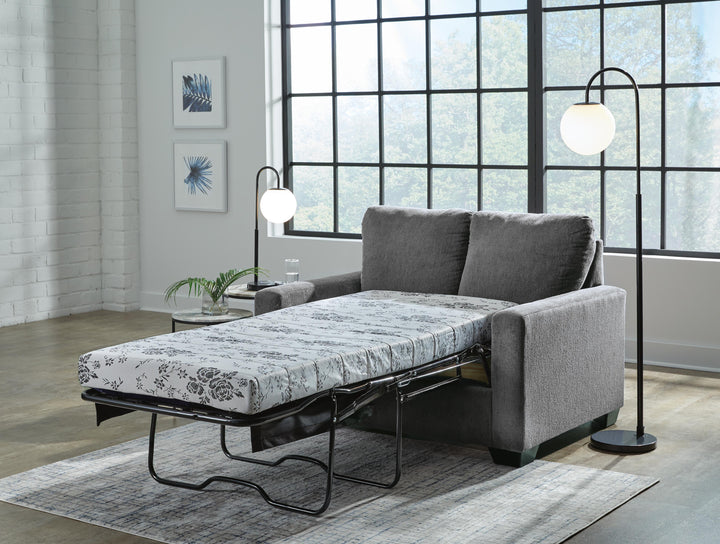 Rannis Twin Sofa Sleeper - Dark Gray (8)