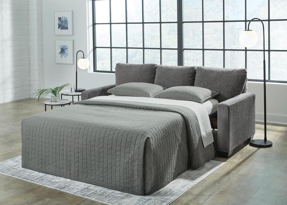 Rannis Queen Sofa Sleeper - Dark Gray (7)