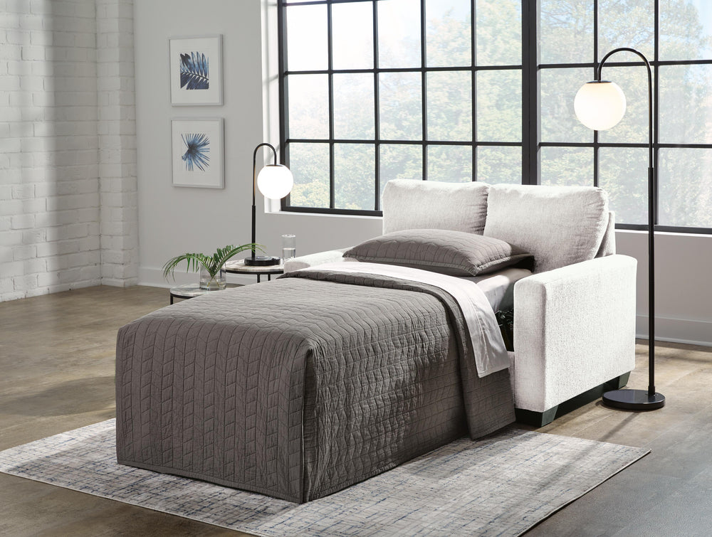 Rannis Twin Sofa Sleeper - Beige (7)