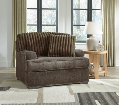 Aylesworth Oversized Chair - Dark Brown