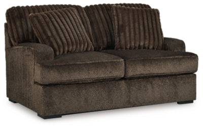 Aylesworth Loveseat - Dark Brown - Dark Brown