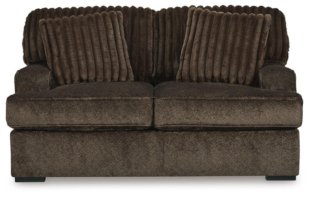 Aylesworth Loveseat - Dark Brown (3)