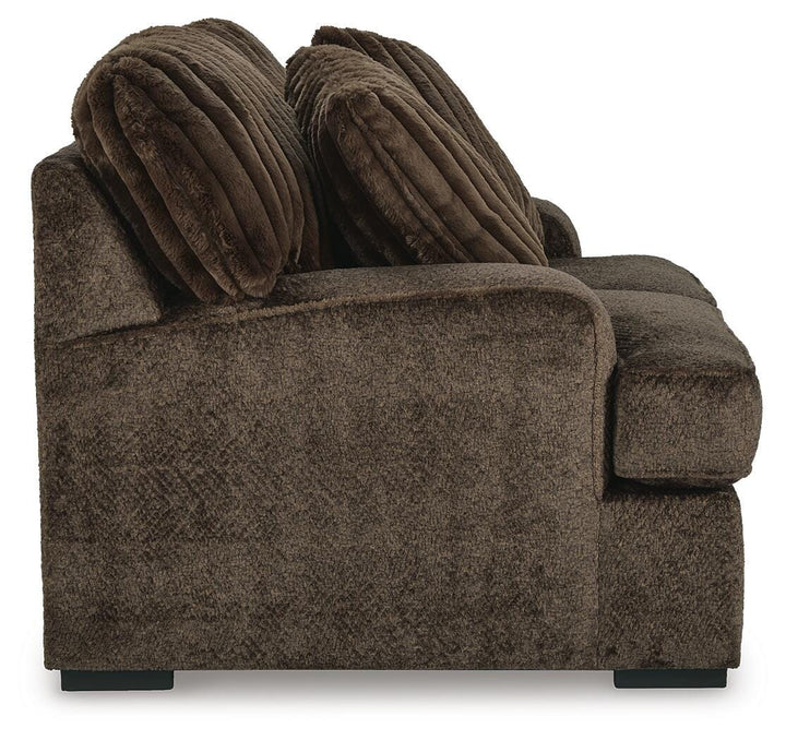 Aylesworth Loveseat - Dark Brown (4)