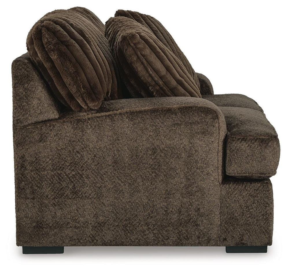 Aylesworth Loveseat - Dark Brown (4)