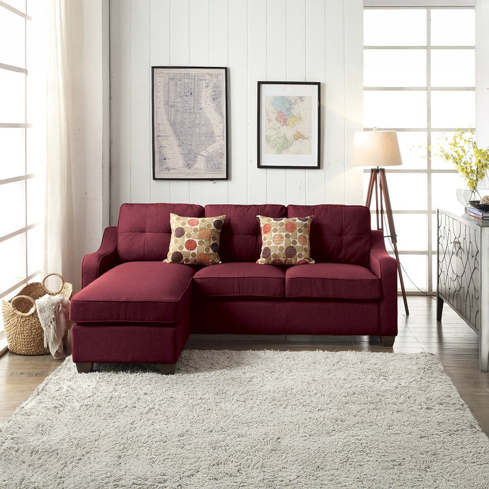 Cleavon II Reversible Sectional Sofa & Ottoman with 2 Pillows