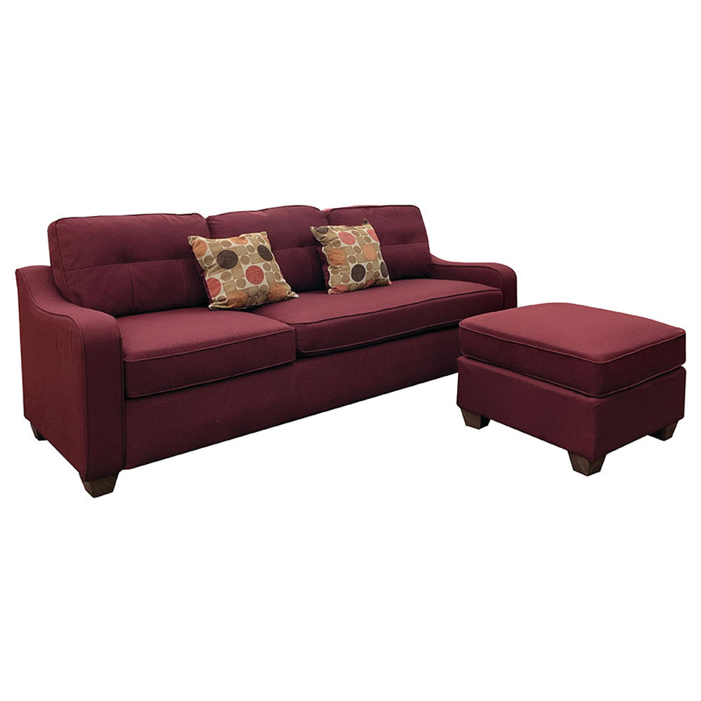 Cleavon II Reversible Sectional Sofa & Ottoman with 2 Pillows