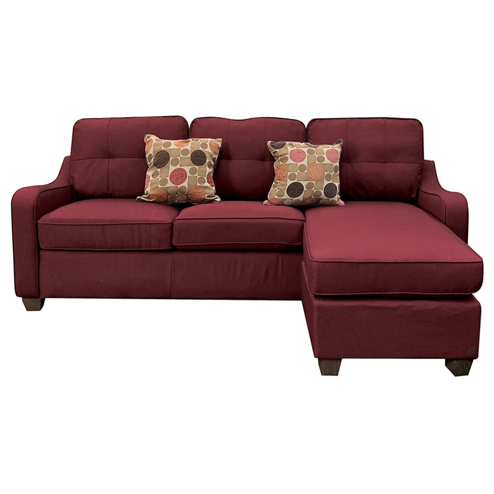 Cleavon II Reversible Sectional Sofa & Ottoman with 2 Pillows