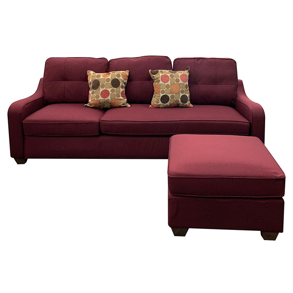 Cleavon II Reversible Sectional Sofa & Ottoman with 2 Pillows