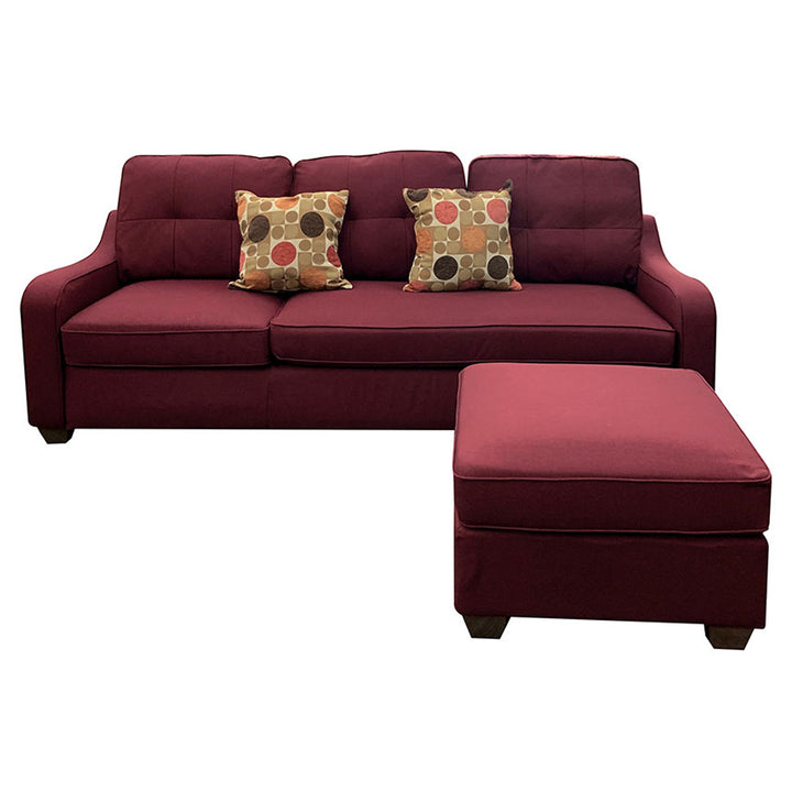 Cleavon II Reversible Sectional Sofa & Ottoman with 2 Pillows