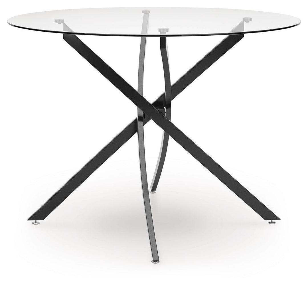 Pharwynn - Round Dining Room Table - Black