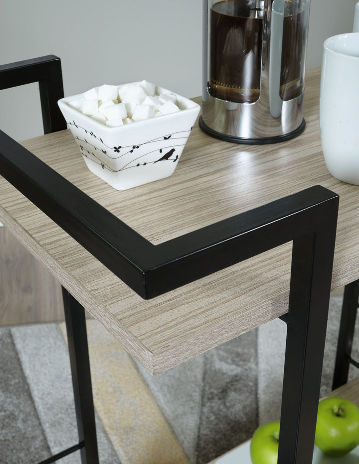 Waylowe - Bar Cart - Brown / Black