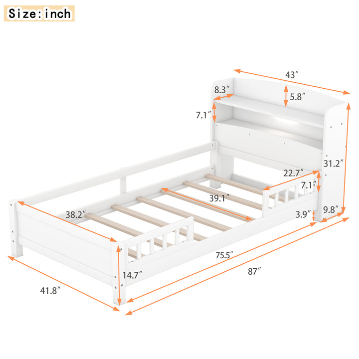 wood-twin-size-platform-bed-with-built-in-led-light-storage-headboard-and-guardrail-white