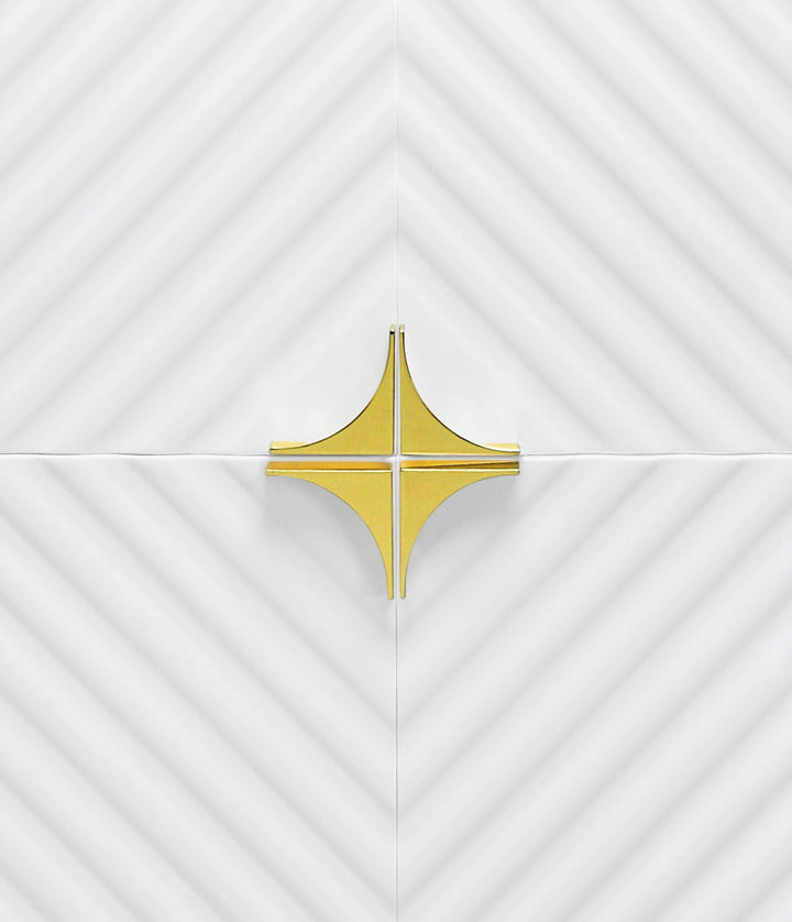 Gaines - High Gloss Accent Cabinet - White