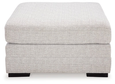 Koralynn Oversized Accent Ottoman - Gray