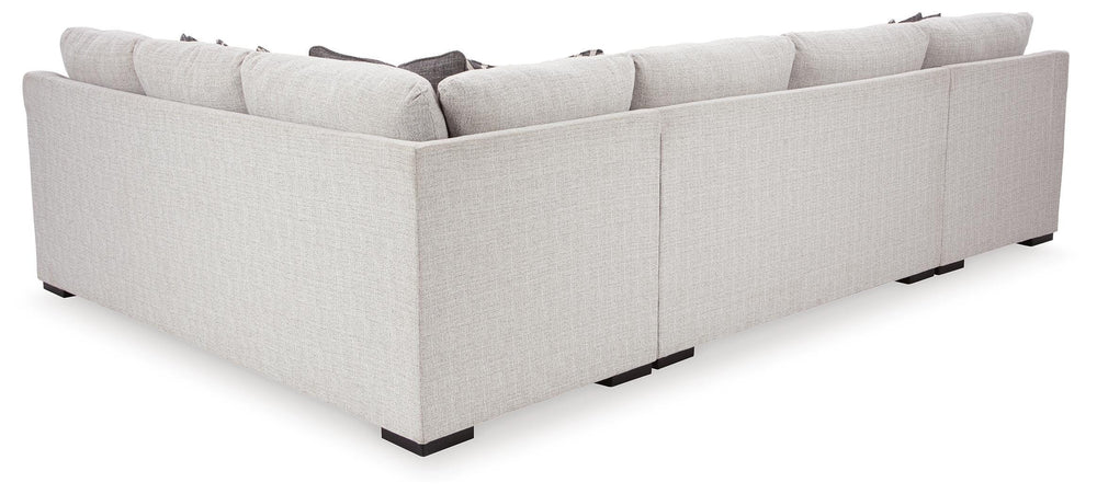 Koralynn 3-Piece Sectional with Chaise - Stone (3)