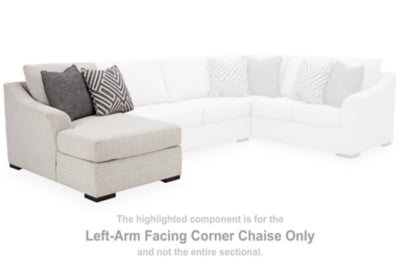 Koralynn Left-Arm Facing Corner Chaise - Gray