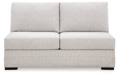 Koralynn Armless Loveseat - Gray