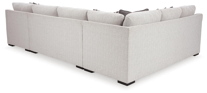 Koralynn 3-Piece Sectional with Chaise - Stone (3)