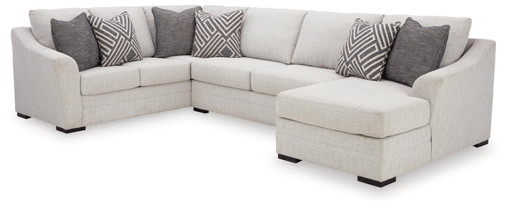 Koralynn 3-Piece Sectional with Chaise - Stone (1)