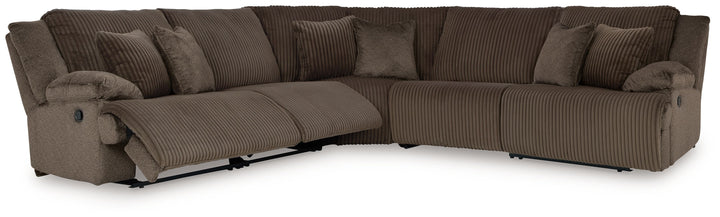 Top Tier - 5-Piece Reclining Sectional - Chocolate by Ashley Furniture product image