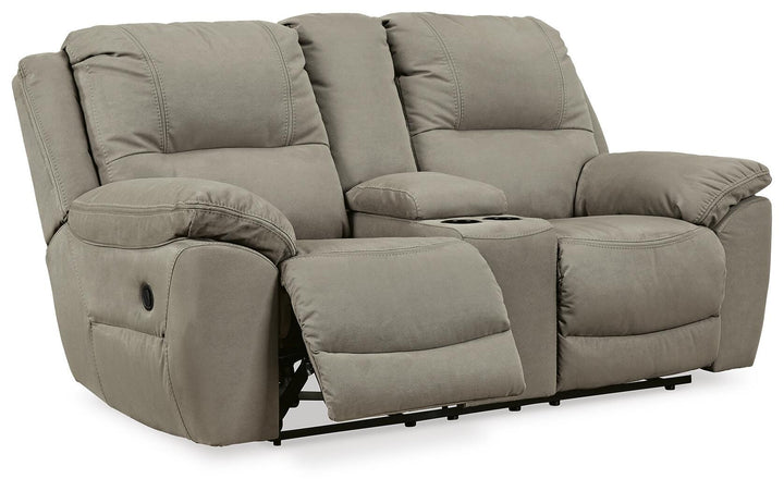 Next-Gen Gaucho Reclining Loveseat with Console - Beige (3)