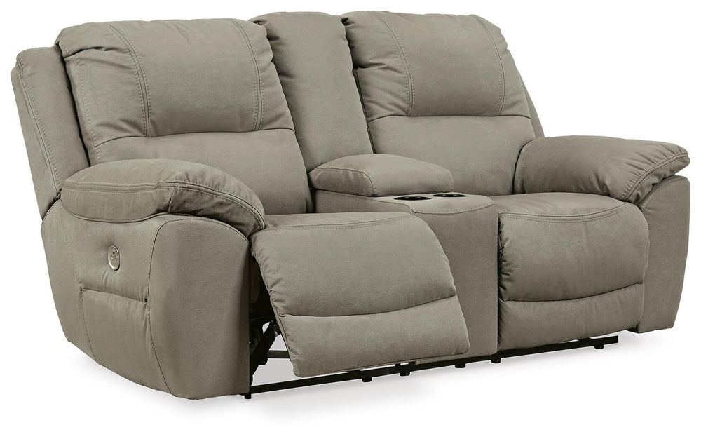 Next-Gen Gaucho Power Reclining Loveseat with Console - Beige (3)