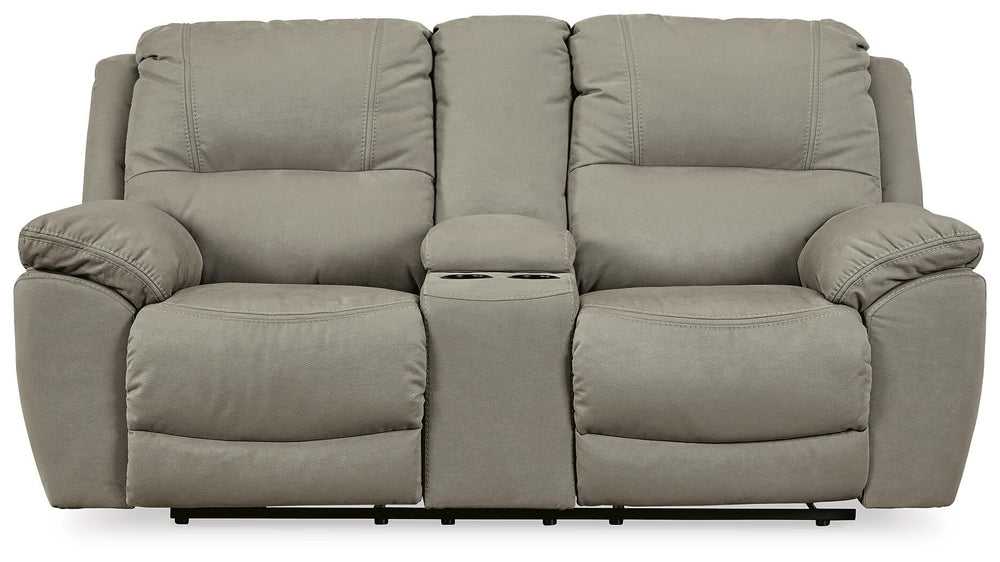 Next-Gen Gaucho Power Reclining Loveseat with Console - Beige (4)