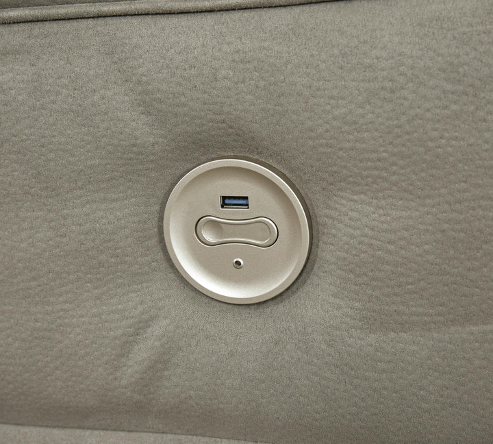 Next-Gen Gaucho Power Reclining Loveseat with Console - Beige (8)