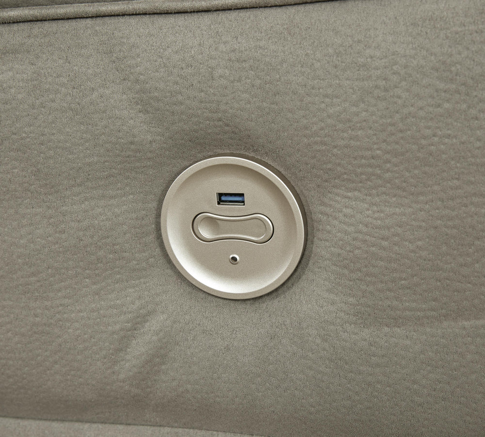 Next-Gen Gaucho Power Reclining Loveseat with Console - Beige (8)