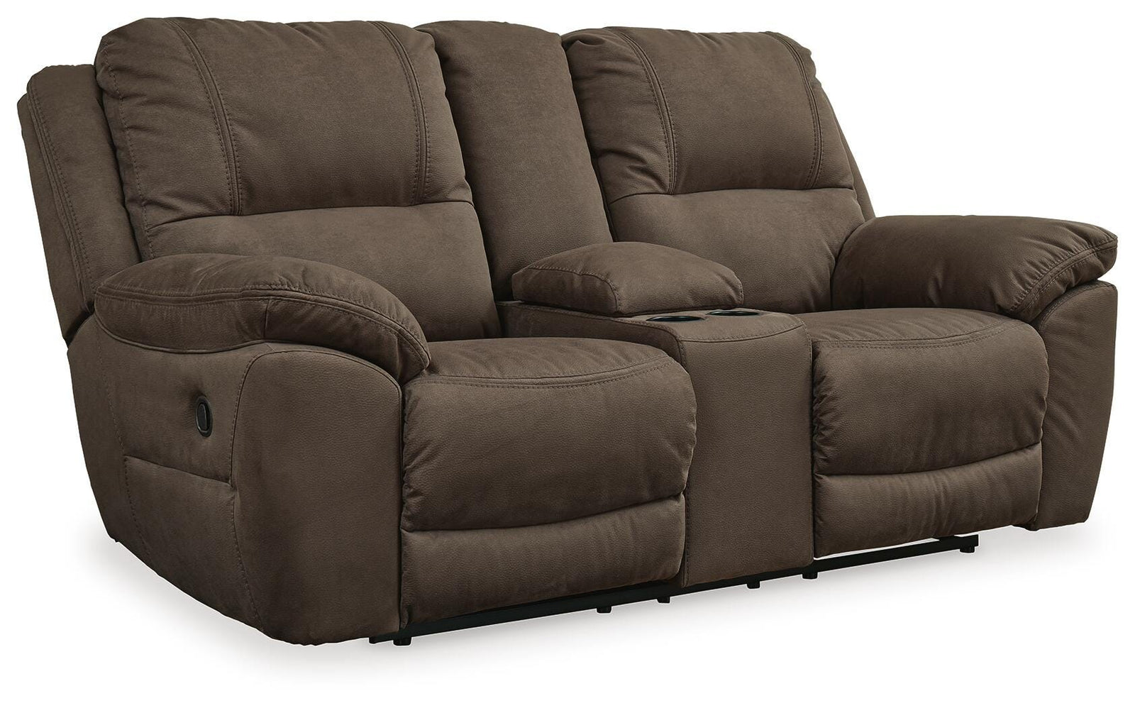 Next-Gen Gaucho Reclining Loveseat with Console - Dark Brown (1)