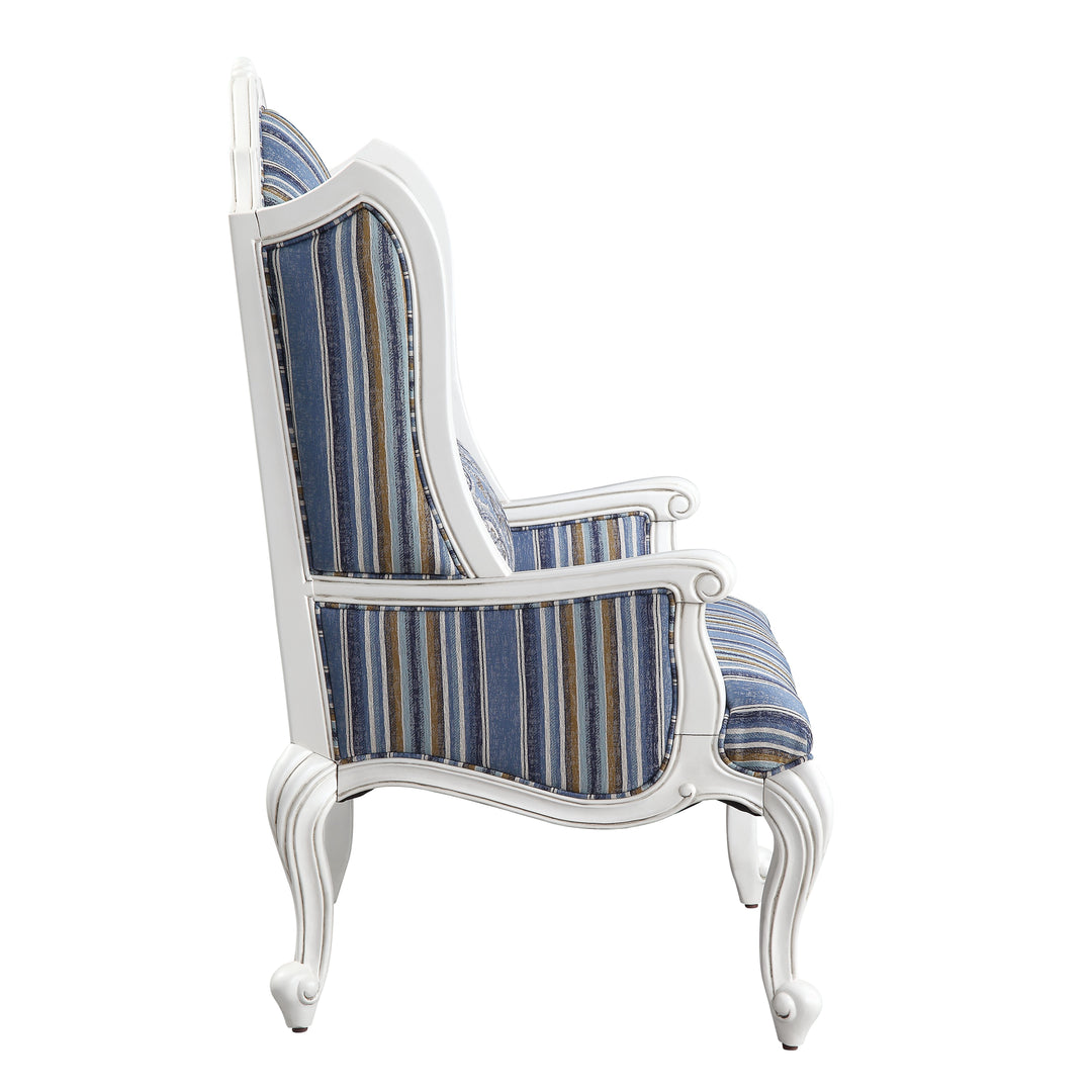 Ciddrenar Chair with Pillow in Fabric & White