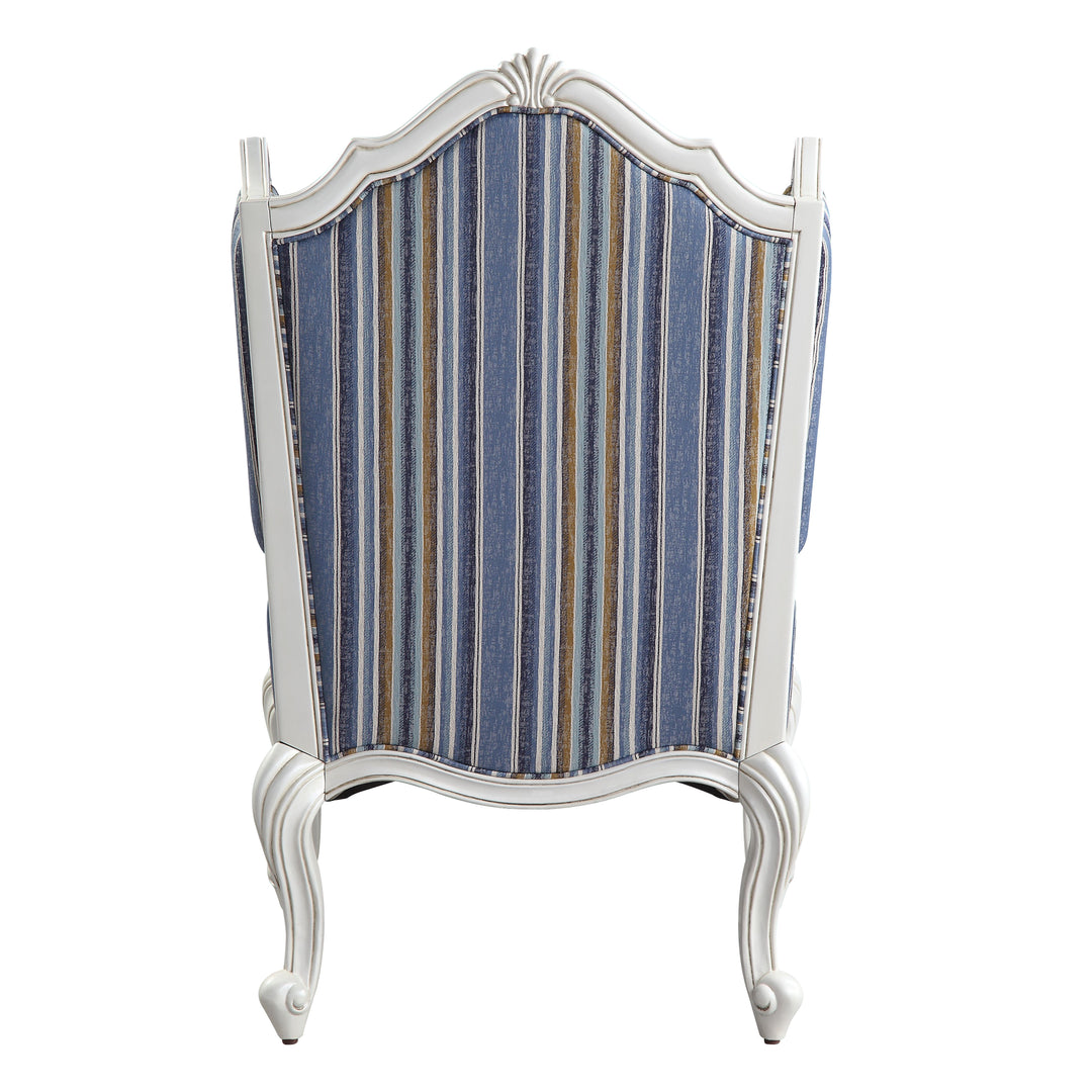 Ciddrenar Chair with Pillow in Fabric & White