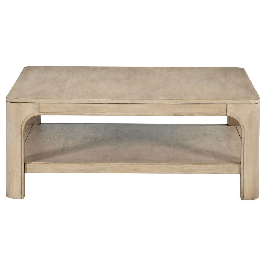 Solano - 3-Piece Square Coffee Table Set - Weathered Mango