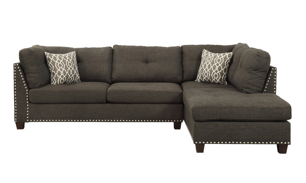 Laurissa Sectional Sofa & Ottoman with 2 Pillows