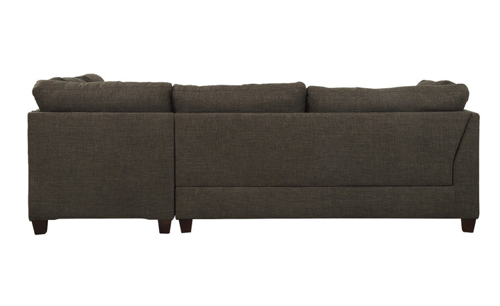 Laurissa Sectional Sofa &amp; Ottoman with 2 Pillows