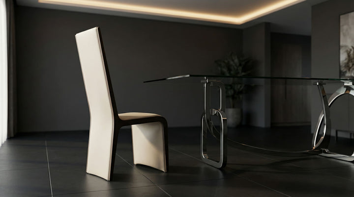 Pacer - Modern Beige &amp; Grey Ash Dining Chair (Set of 2)