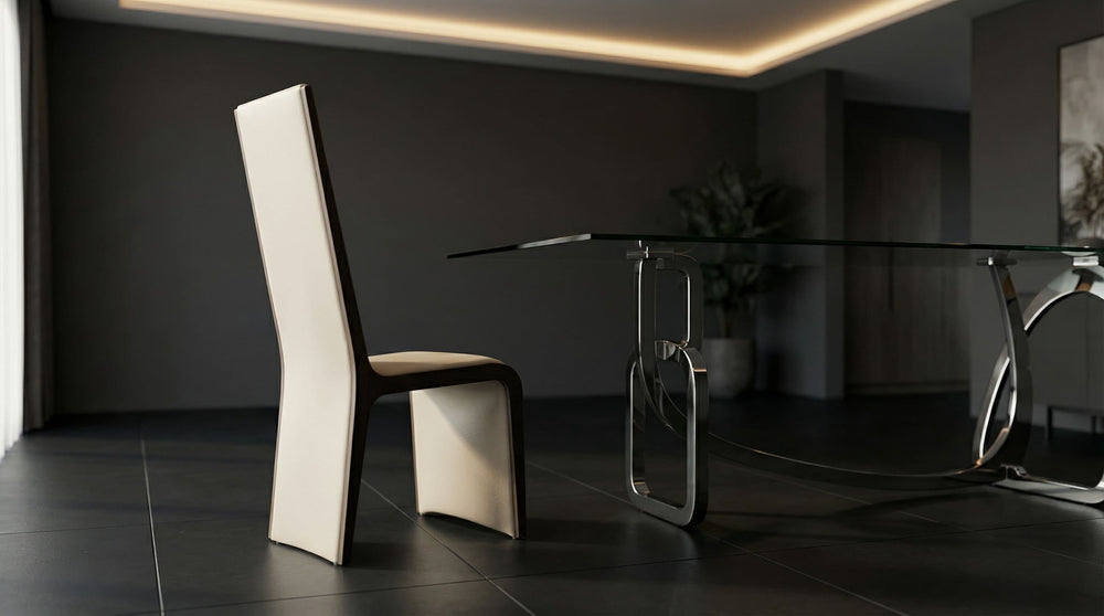 Pacer - Modern Beige & Grey Ash Dining Chair (Set of 2) - View 8